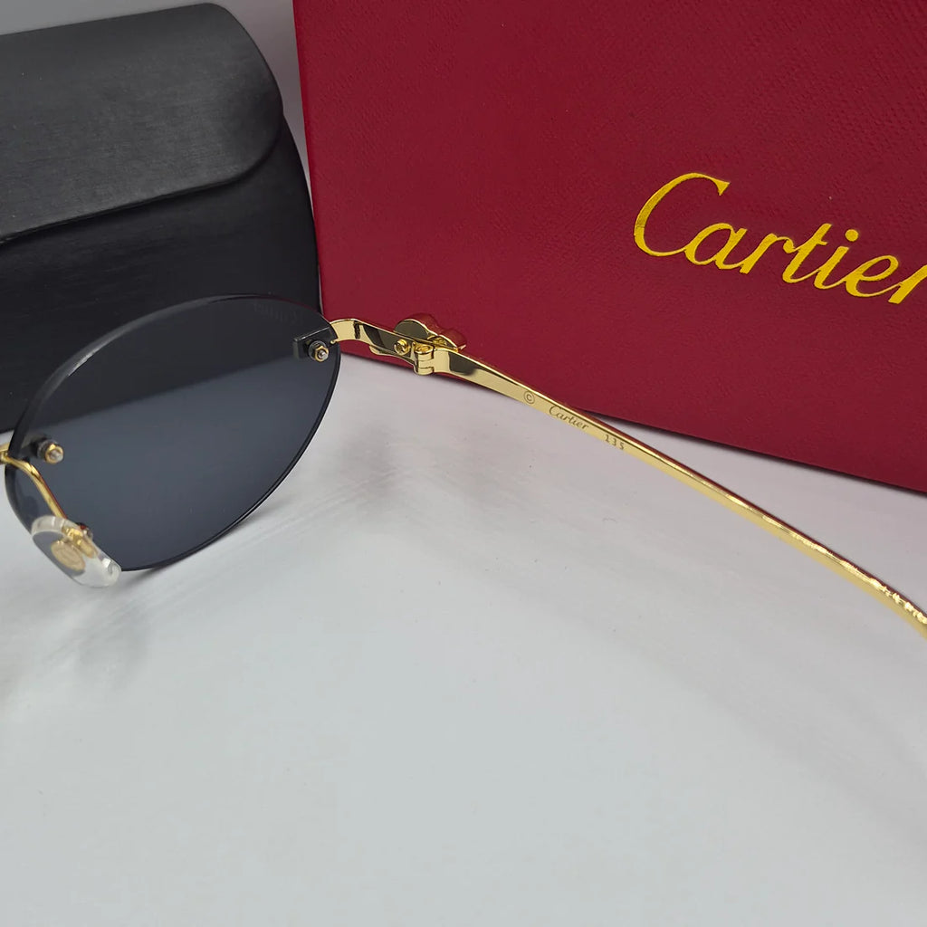 CARTIER PANTHERE CT0504S doré noir