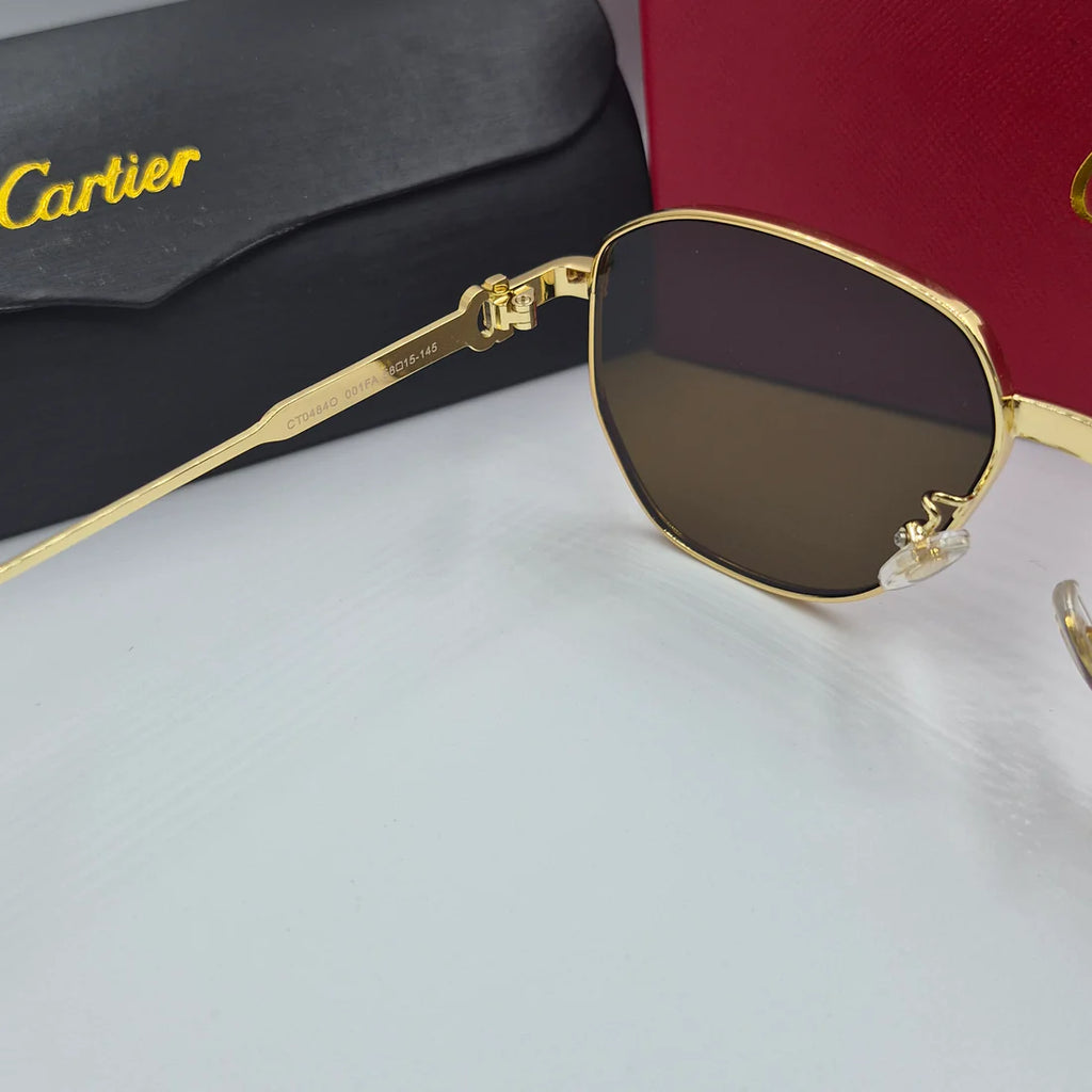 CARTIER CT0484O doré marron