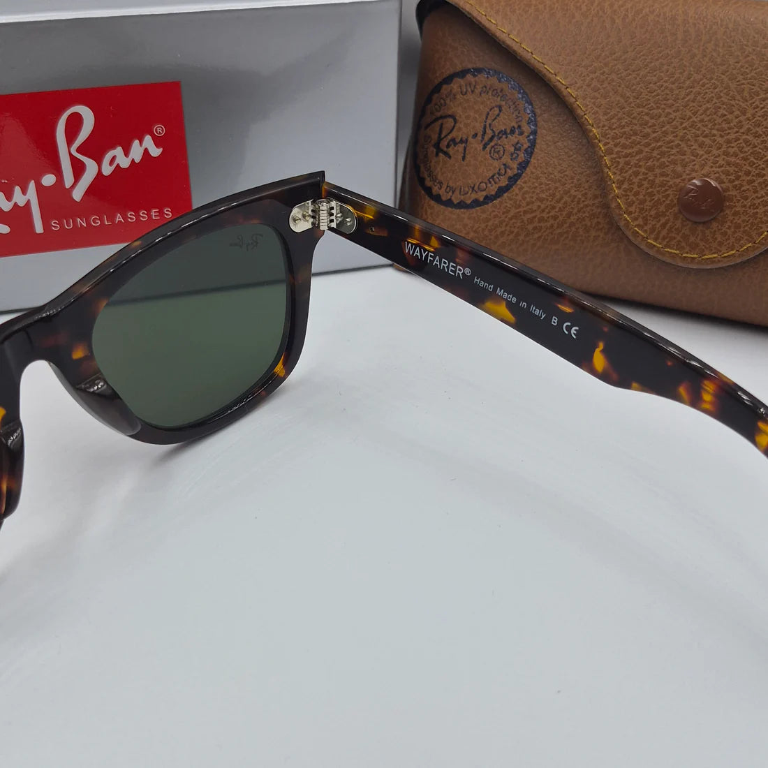 RAYBAN Wayfarer Classic RB2140 Marron havane/vert