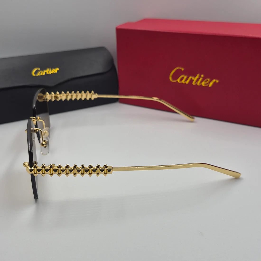 CARTIER CLASH CT0545S doré marron