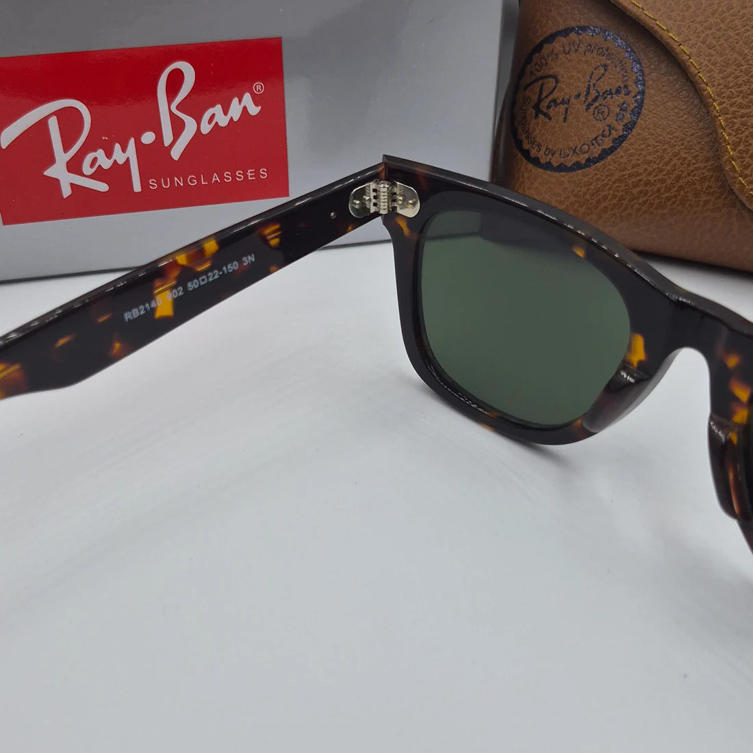 RAYBAN Wayfarer Classic RB2140 Marron havane/vert