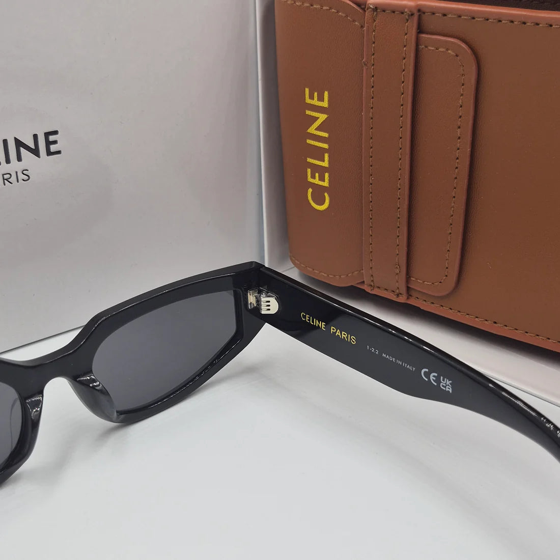 CELINE Triomphe CL40269N argent noir