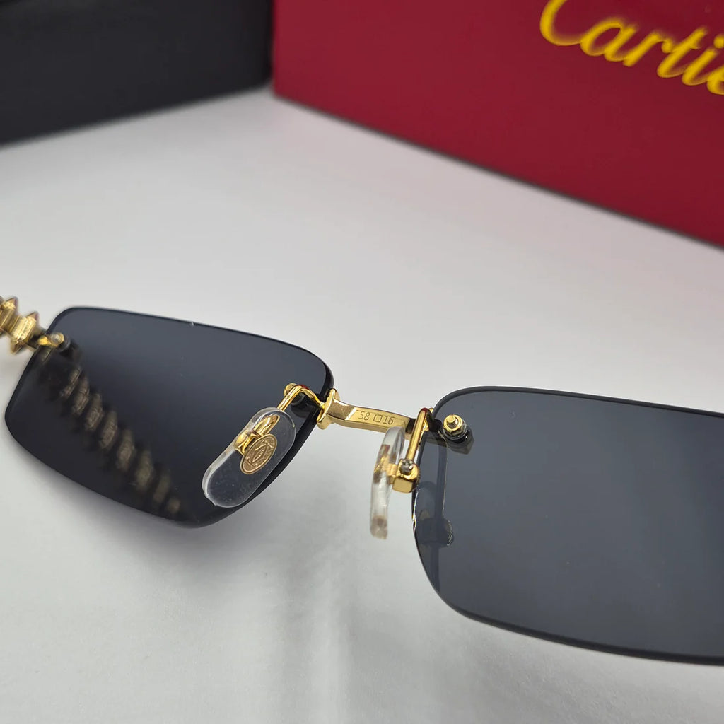 CARTIER CLASH CT0544S doré noir